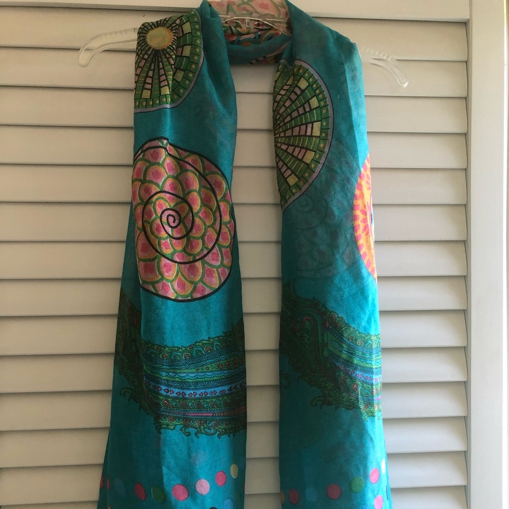 Adorable Summer Scarf Blue